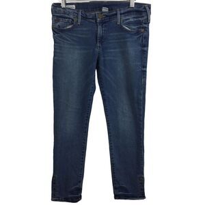 True Religion Womens Casey Blue Low Rise Super Skinny Denim Jeans Blue Size 28